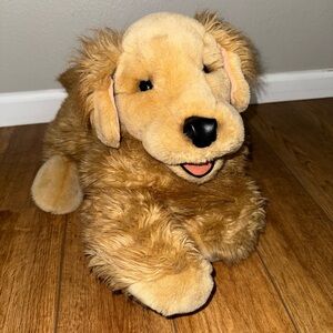 {Folklmanis} Golden Retriever Puppy Hand Puppet tan XLarge
